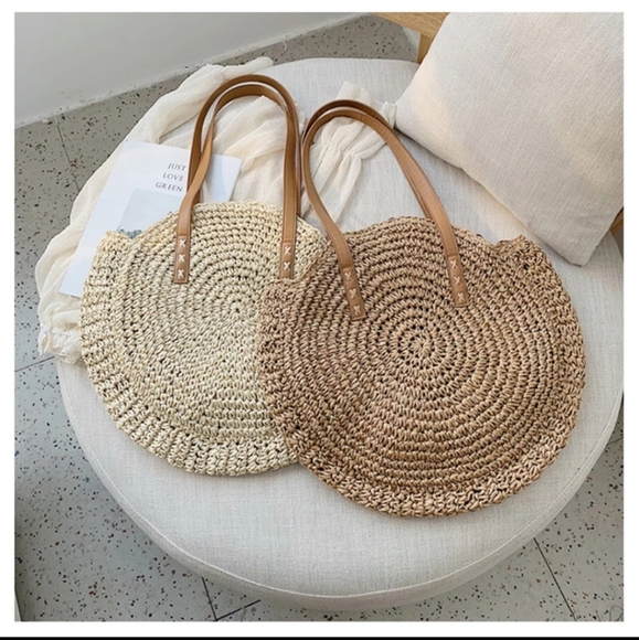 BOHEMIAN VINTAGE HIPPIE RATTAN BAG - Picture 7 of 14